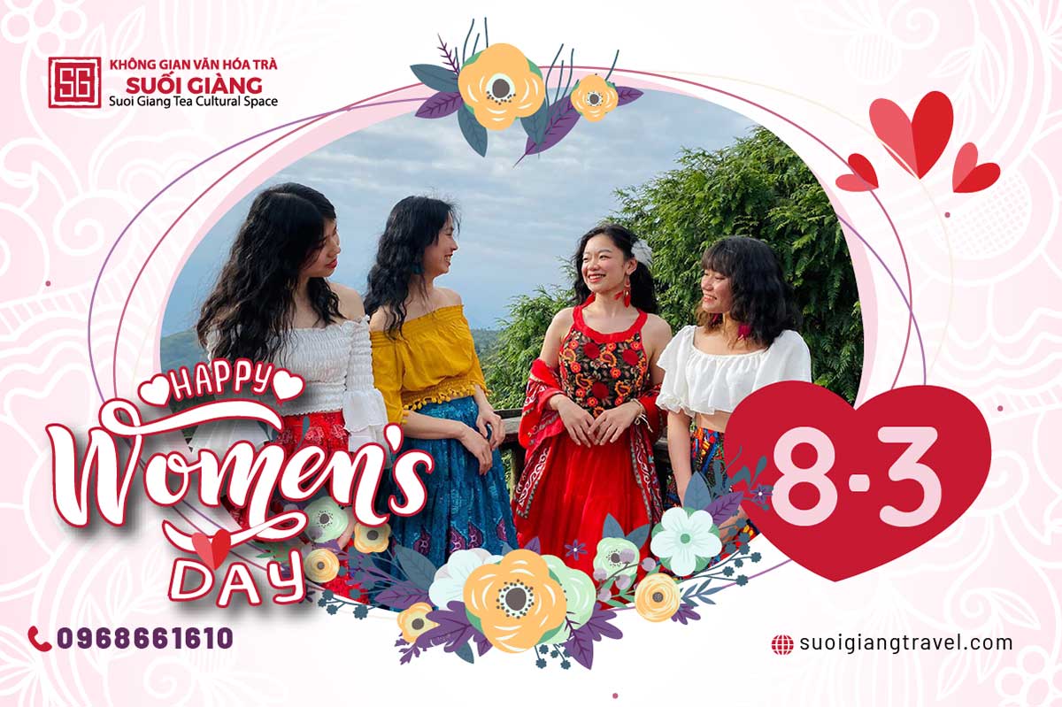 Quà tặng 8-3 Tại Không gian văn hóa trà Suối Giàng