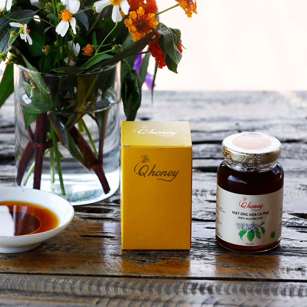 Mật ong hoa Cafe 100ml Qhoney