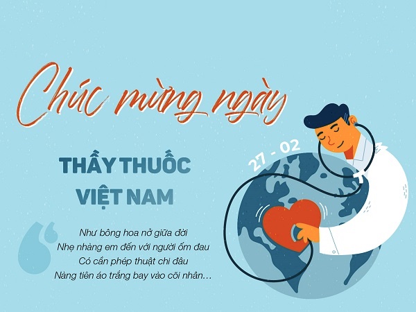 Chúc mừng ngày Thầy thuốc Việt Nam 27/02